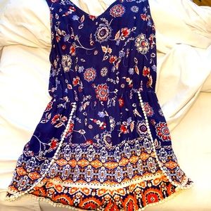 Blue & Orange Romper